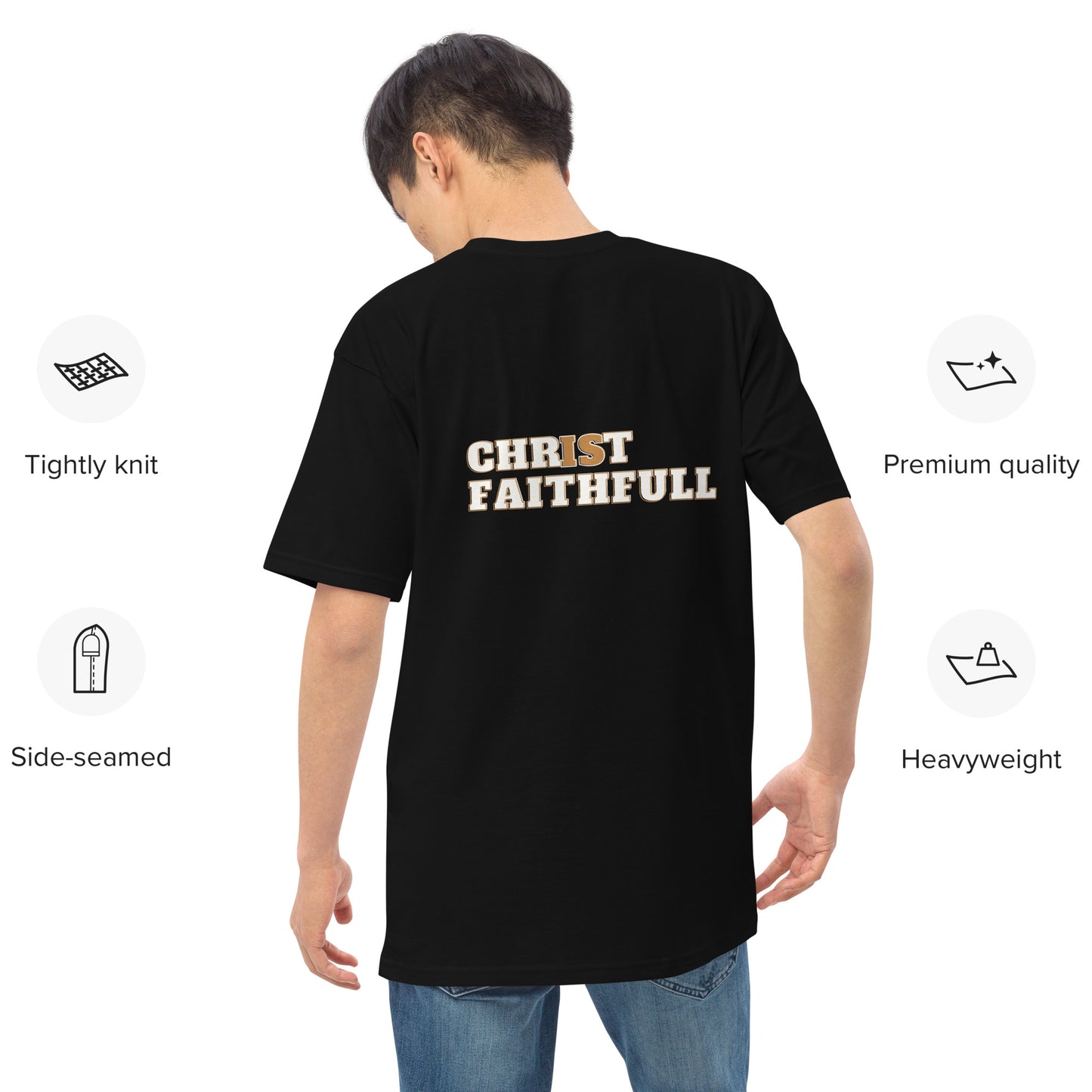 Christ is Faithfull Premium Heavyweight tee