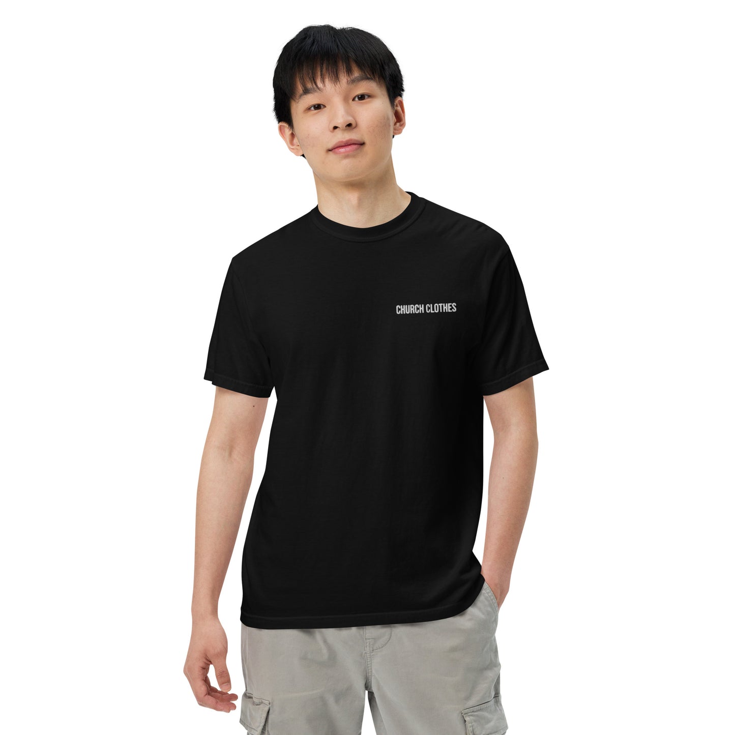 Church Clothes heavyweight t-shirt