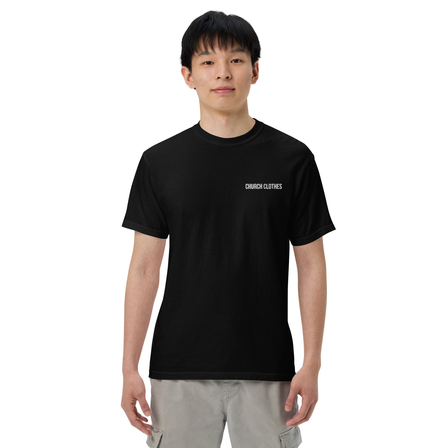 Church Clothes heavyweight t-shirt