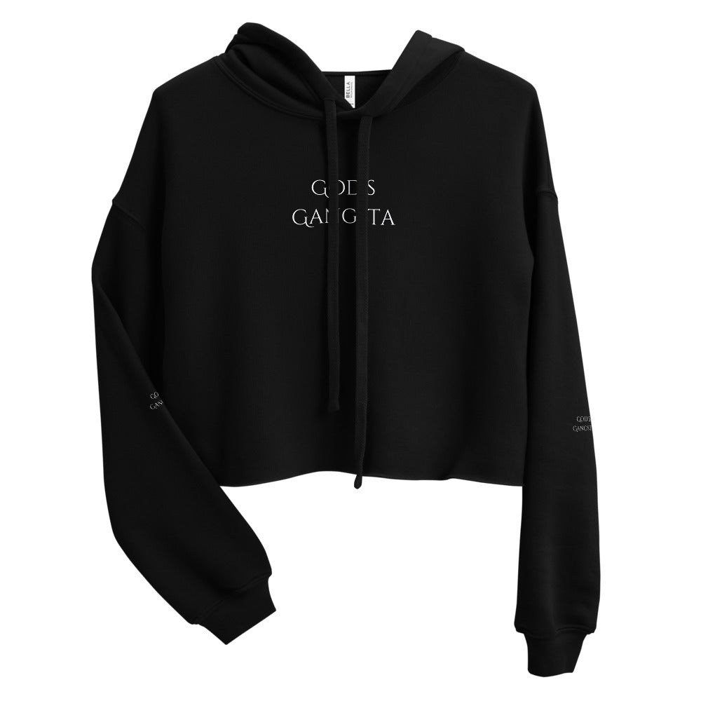 God's Gangsta Crop Hoodie